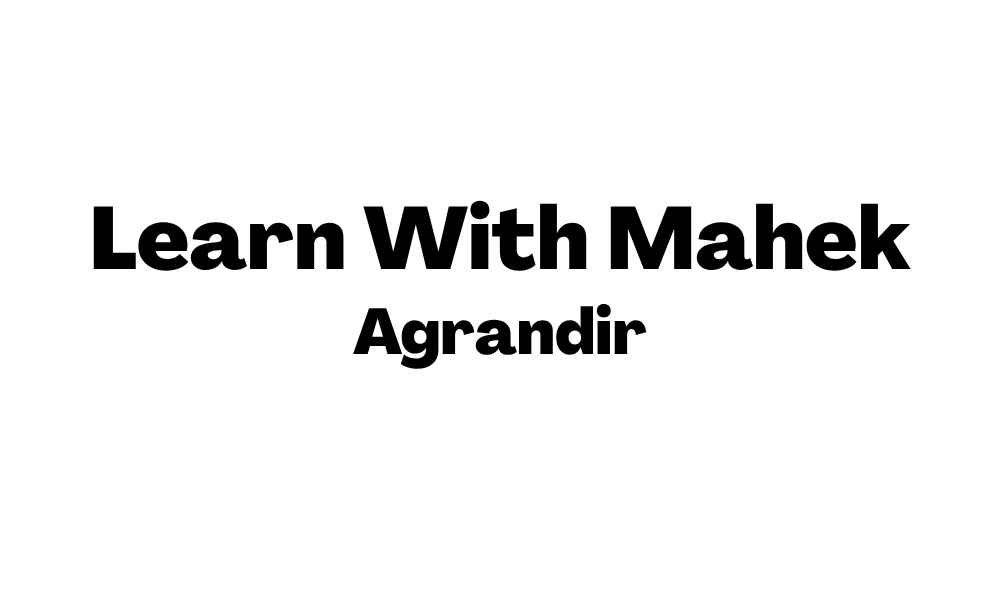 Agrandir trendy Canva font for modern branding and Instagram graphics