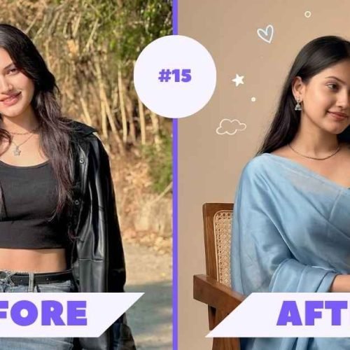 Mirror Selfie Saree AI Photo Editing Prompt ChatGPT or Gemini